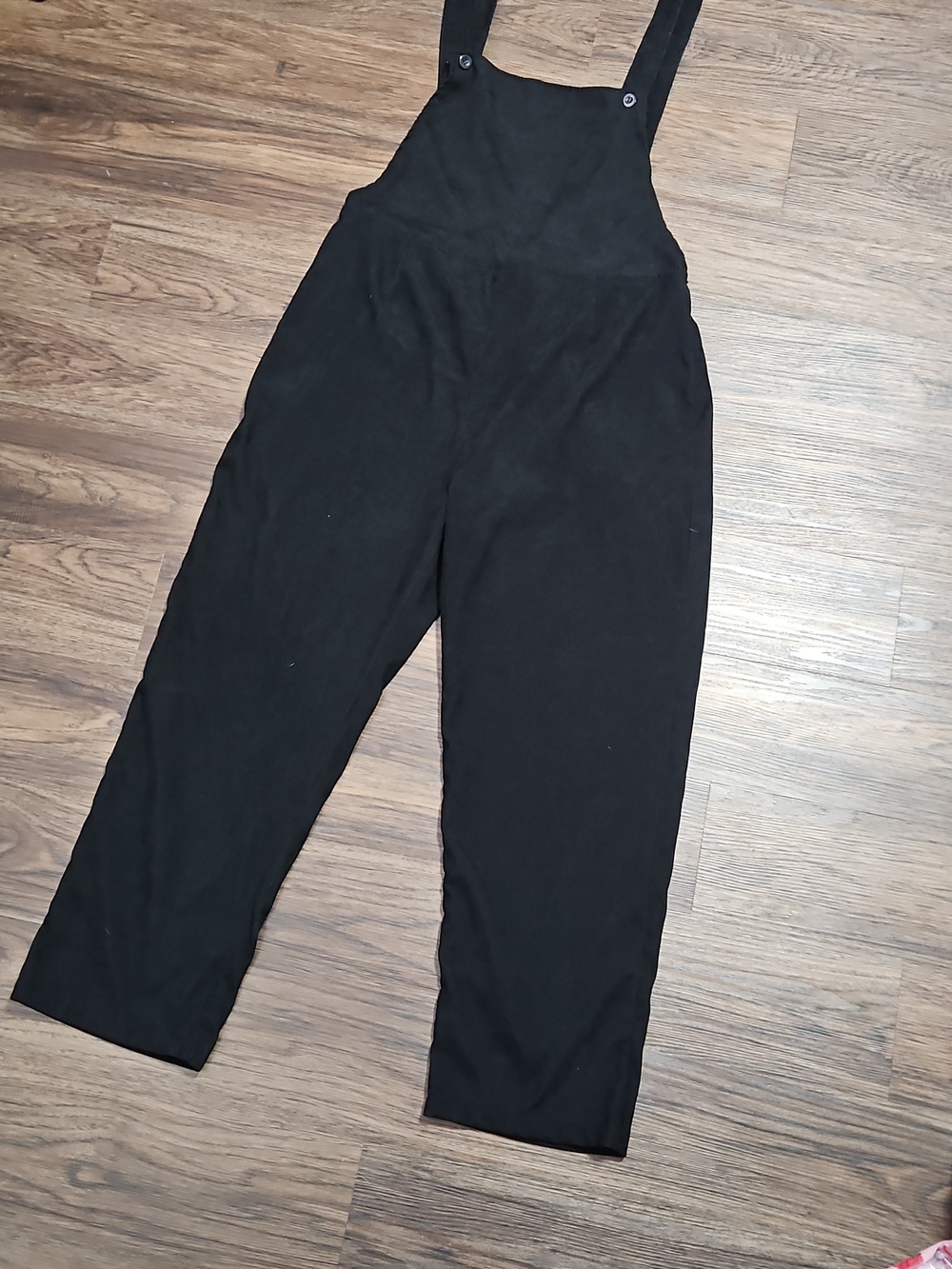 Black Lightweight Corduroy overalls, Size 2XL